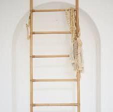 NatureStep Bamboo Step Ladder - Space-Saving and Lightweight - 100% Natural Bamboo