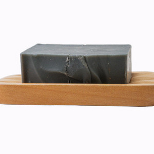 Activated bamboo charcoal soap with size customized weight 200gram each Bamboo charcoal bath soap ANGLE