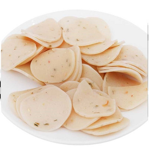 Round shrimp crackers are packaged in 500g/bag, made from natural ingredients, contain no additives, suitable for parties.