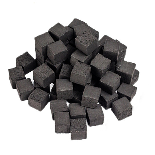 100% Environmental Friendly Natural shisha charcoal hookah charcoal from coconut shell Long Lasting Low Ash ANGLE