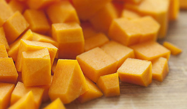 Raw material buys low price frozen pumpkin in cubes or slice delicious for soup