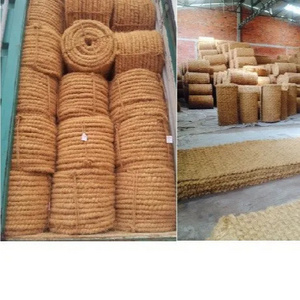 Wholesale 100% natural coconut coir poles coconut Coir Mat Grow Roll all size By Coco  Eco-Friendly coconut coir