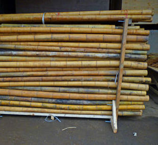 Manufactured in Vietnam raw material big size bamboo pole 3m for garden decoration construction