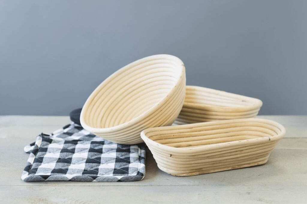 100% Nature Round Rattan Proofing Bread Basket with Multi size 8,9,10 inch for Bread Making