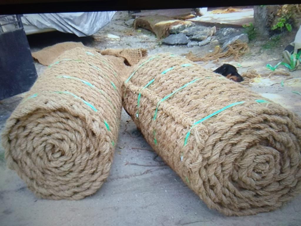 Wholesale 100% natural coconut coir poles coconut Coir Mat Grow Roll all size By Coco  Eco-Friendly coconut coir