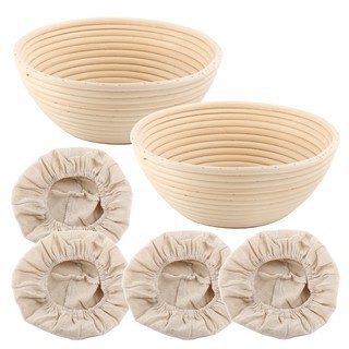 100% Nature Round Rattan Proofing Bread Basket with Multi size 8,9,10 inch for Bread Making