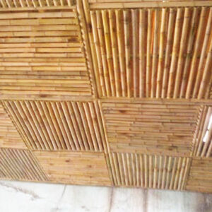 Best seller Synthetic Bamboo Ceiling  Weave Rattan Covering Materials Vietnam Bamboo Mats Ceiling