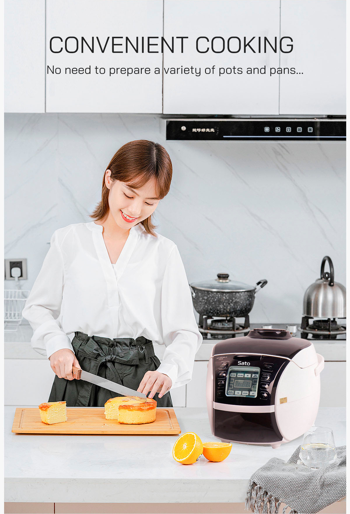 Rice cooker high-frequency cooker  with IH inverter high-frequency cooking technology helps cook evenly saving electricity