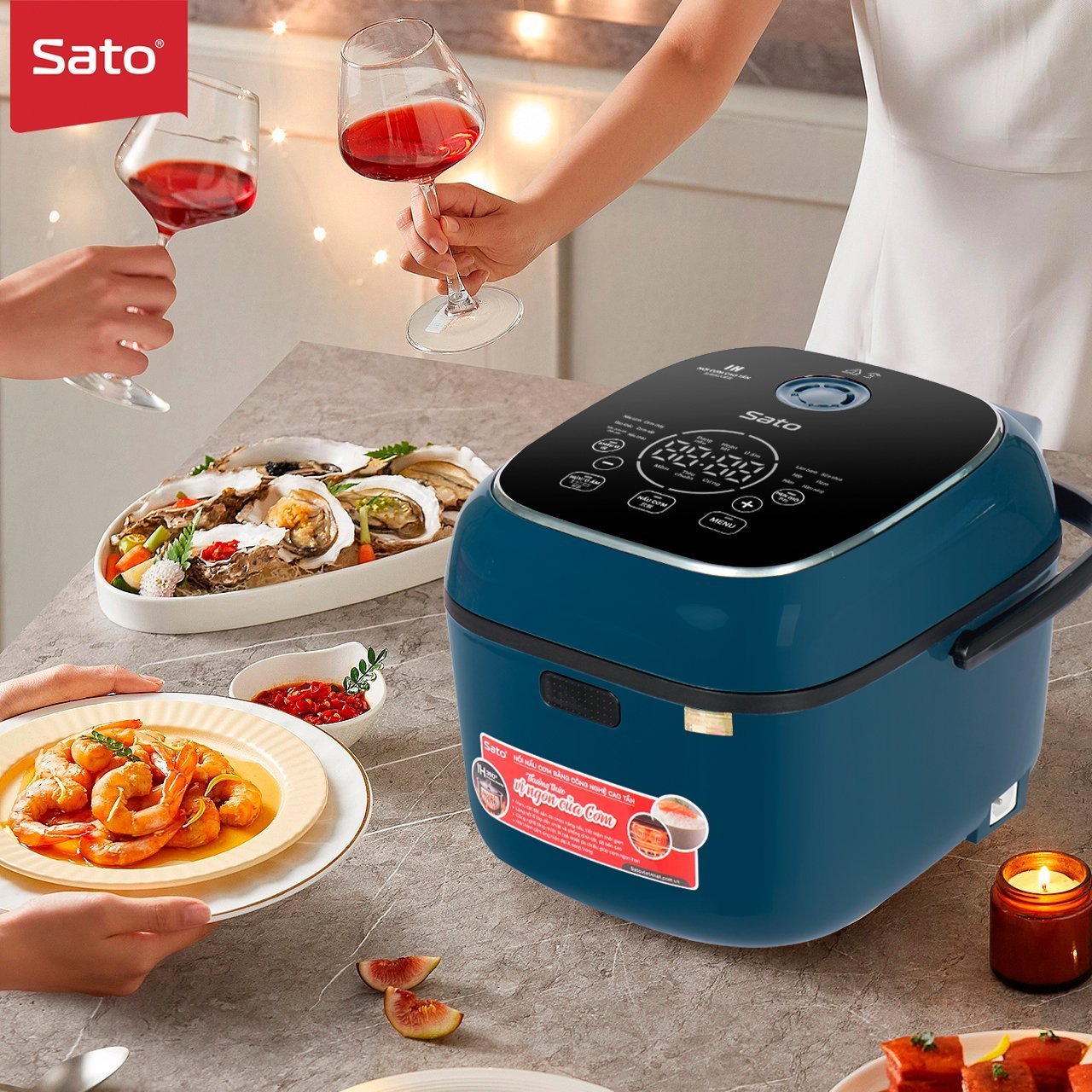 OEM High Frequencyrice Cooker Sato 15CT021 1.5L with Multi-function helps rice taste better and keep warm for long time