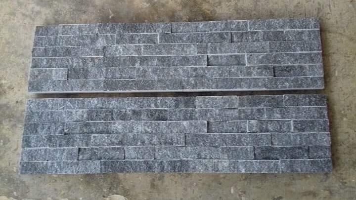 Black Mushroom face wall cladding natural marble stone with High quality Best price from Vietnam