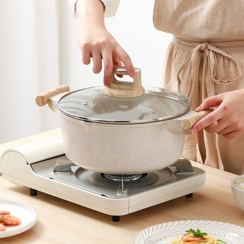 Mini Aluminum German Induction Mitshu Nonstick 5Ply Clad Maxi House Carosel Nonstick Cookware