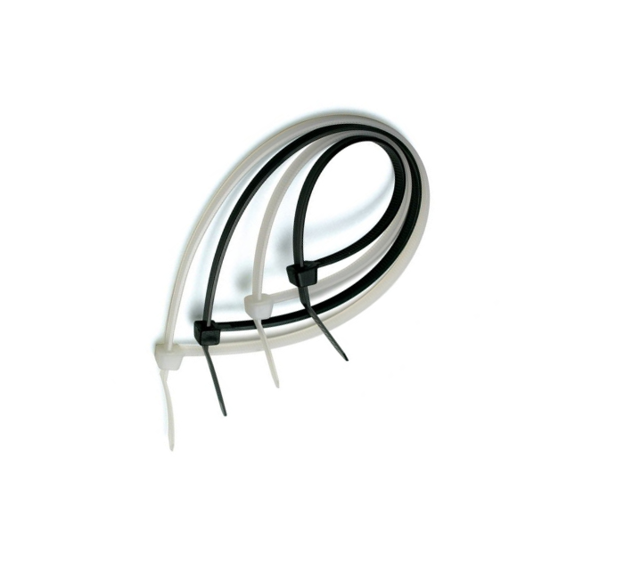 Plastic Cable Ties Nylon Manufacturers Can Customize Black and White Dual Colors Eco-friendly Zip tie from Vietnam 2023