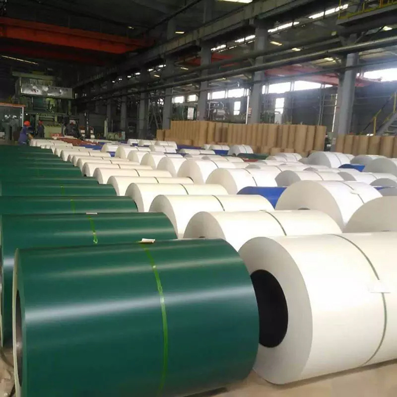 Factory customized various colors galvanized steel aluminium color coils quality PPGL PPGI roll Prepainted Galvanized Steel Coil