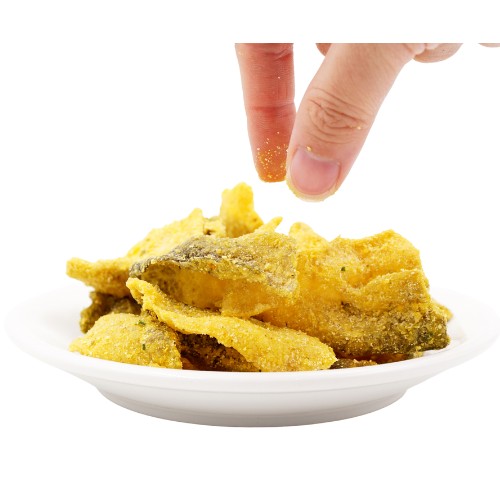 FREE SAMPLE AVAILABLE! DEEP FRIED BASA FISH SKIN WITH SALTED EGG / SPICY FRIED PANGASIUS FISH SKIN HEALTHY FOOD FOR ALL AGES