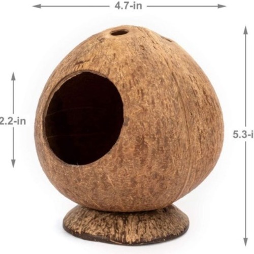 NEW PREMIUM QUALITY COCONUT SHELL HOUSE FOR HAMSTER BEST SELLER DOG TOY NATURAL 2023 FROM VIETNAM SUPPLIER