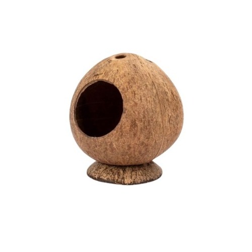 NEW PREMIUM QUALITY COCONUT SHELL HOUSE FOR HAMSTER BEST SELLER DOG TOY NATURAL 2023 FROM VIETNAM SUPPLIER