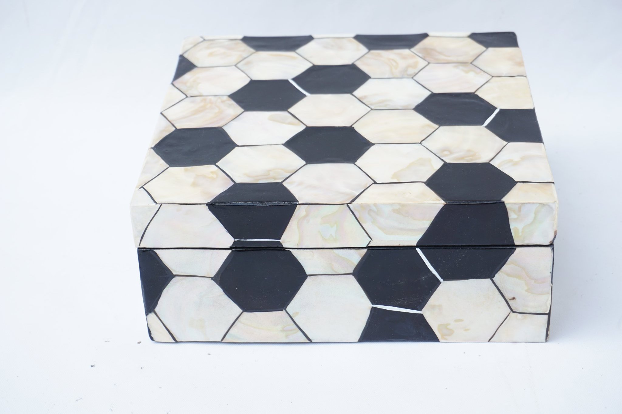 Super sale Black and White Mother of pearl lacquer box, Gift Boxes Packaging Box Eco Friendly