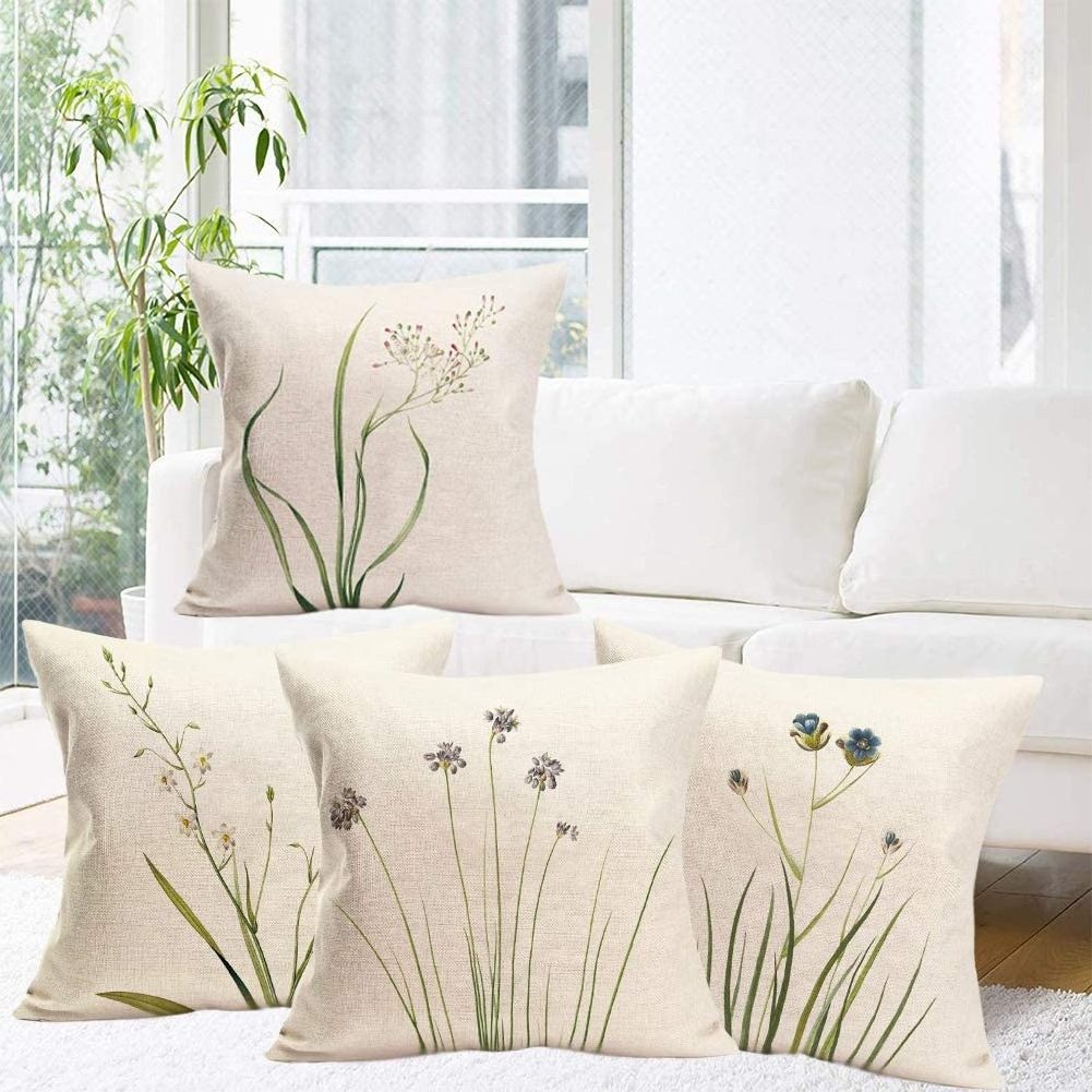 Hand Embroidery Cushion Case Cover Cushion Cover 100% Cotton For Home Decorative Sofa Couch OEM Made In Vietnam