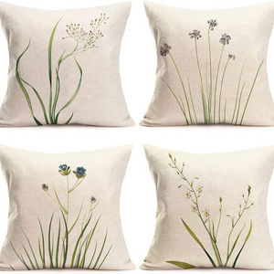 Hand Embroidery Cushion Case Cover Cushion Cover 100% Cotton For Home Decorative Sofa Couch OEM Made In Vietnam