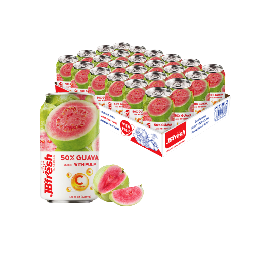 Free Sample 330ml JB'FRESH Canned High quality Original Pink Guava Juice Powder Boosts the Immune System Supplier