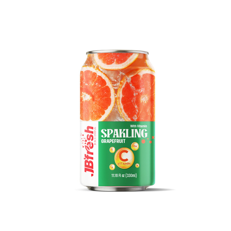 Wholesale Sparking Strawberry drink 330ml soda carbonated soft drink exotic drink Sparkling water Vitamin