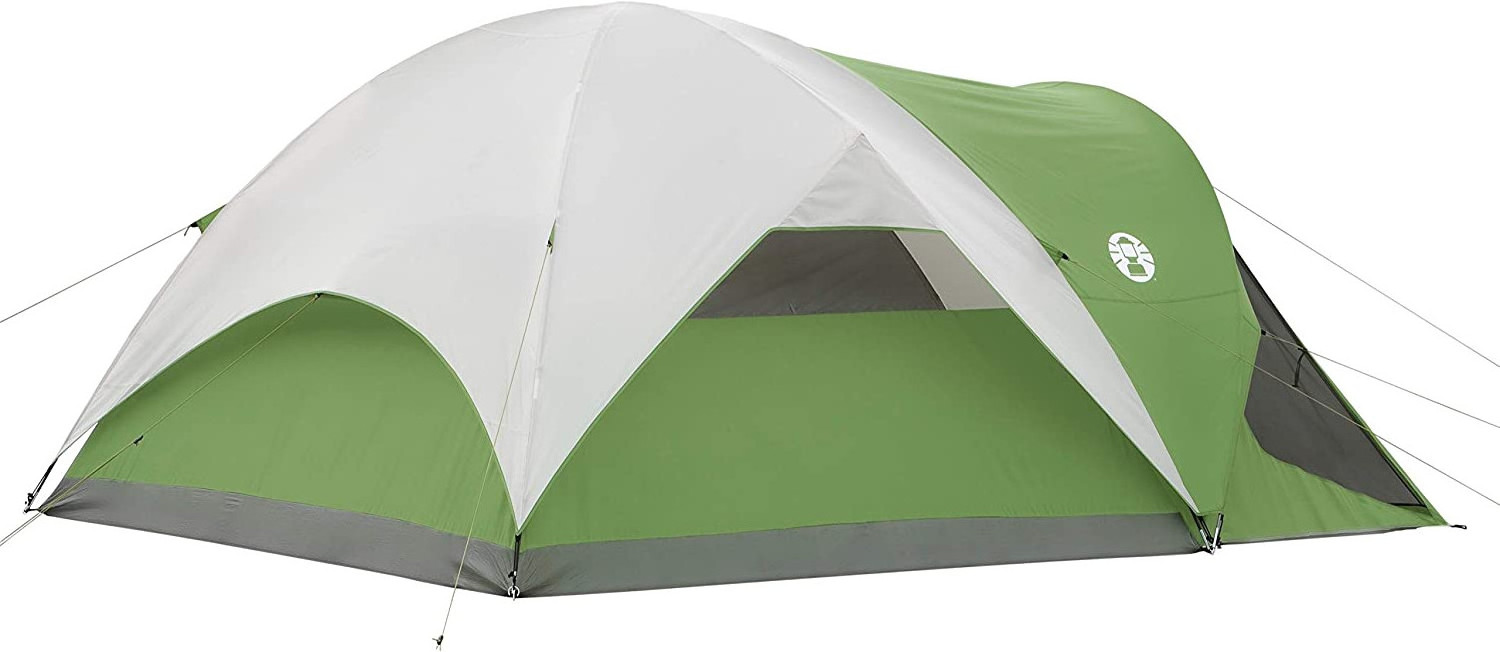 Evanston Screened Camping Tent, 6/8 Person Weatherproof Tent with Roomy Interior Includes Rainfly