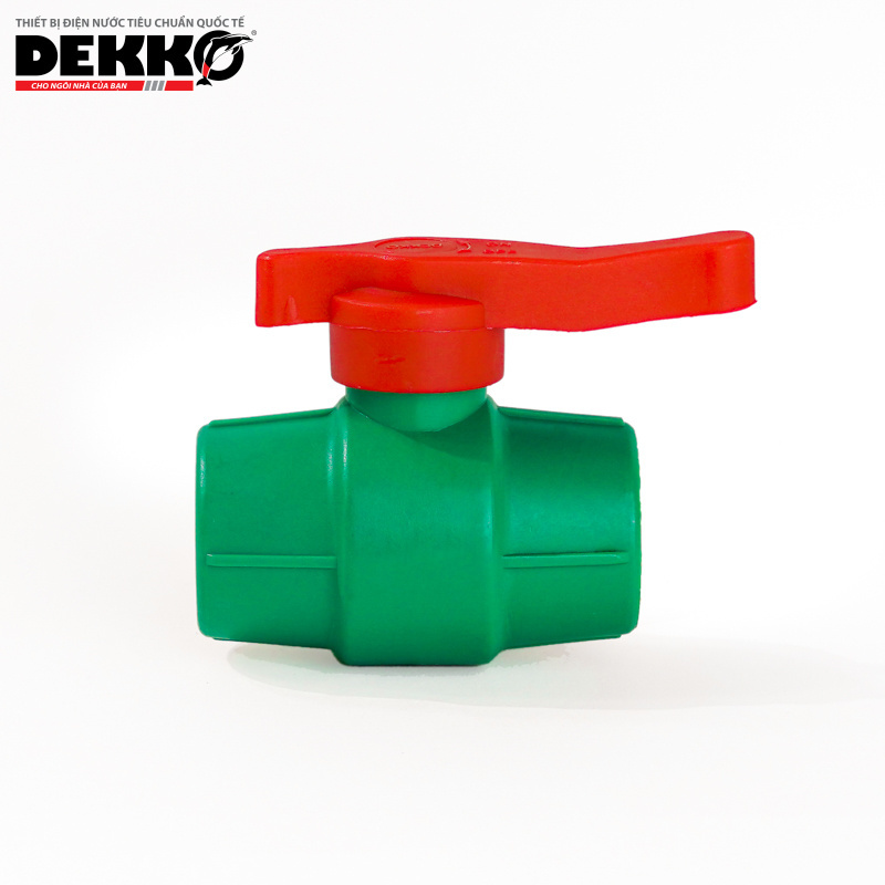 DEKKO Factory Direct Sale Plastic Ball Valve Brass Core Double Union Ppr Ball Valve