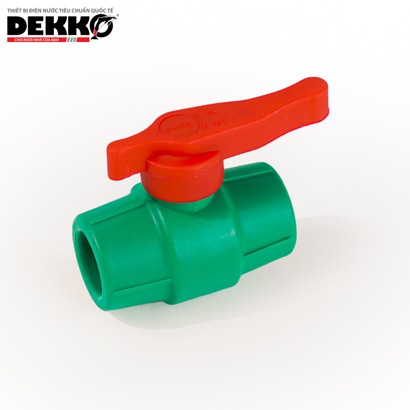 DEKKO Factory Direct Sale Plastic Ball Valve Brass Core Double Union Ppr Ball Valve