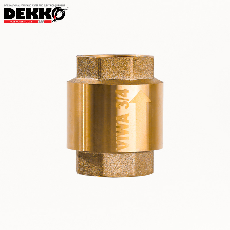 DEKKO OEM 1/2 to 4 Inch Forged  Thread NRV Non Return One Way Valve Swing Standard Manual Brass Check Valves for Water