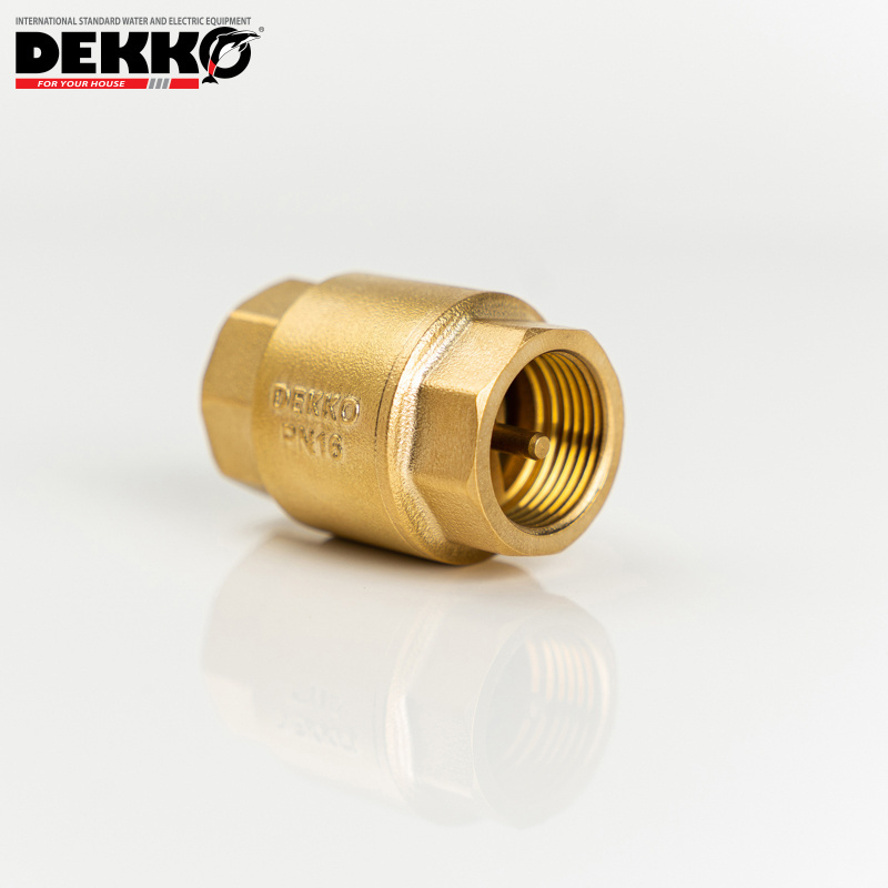 DEKKO OEM 1/2 to 4 Inch Forged  Thread NRV Non Return One Way Valve Swing Standard Manual Brass Check Valves for Water