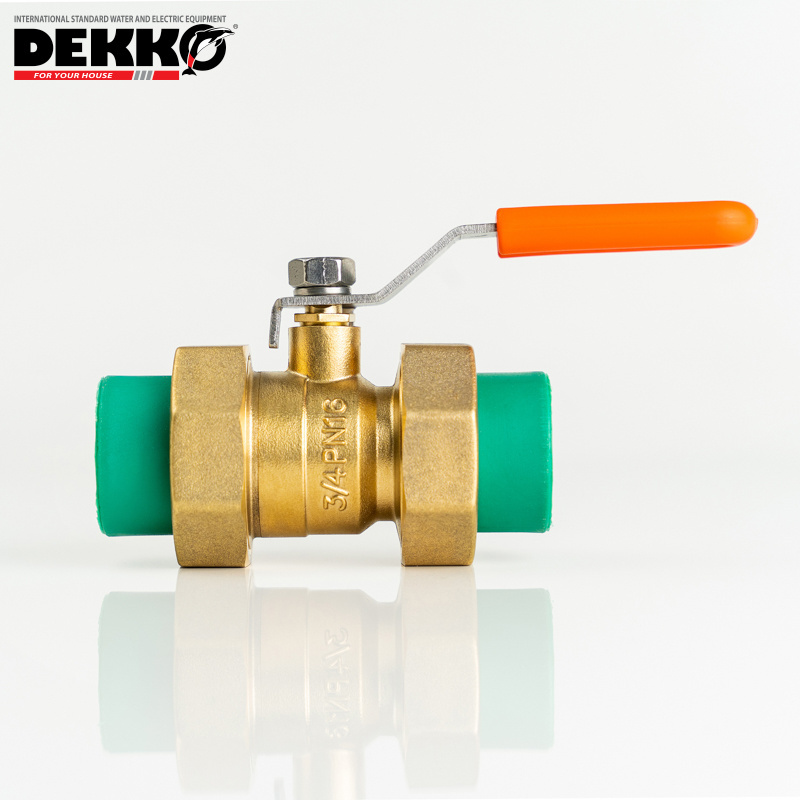 Good Price Water Valve Copper Brass Metal Technology Middleweight Level Spring valve Brass Ball Valve