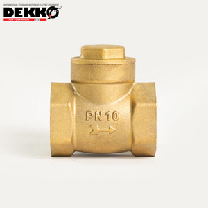 dekko manufacturer Brass Check Valves 1/2 to 3 4/4 Inch Brass Water Pipe Metal Fittings