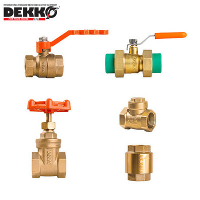 Water Valve Copper Brass Metal Technology Middleweight Level Spring valve Brass Ball Valve High Quality