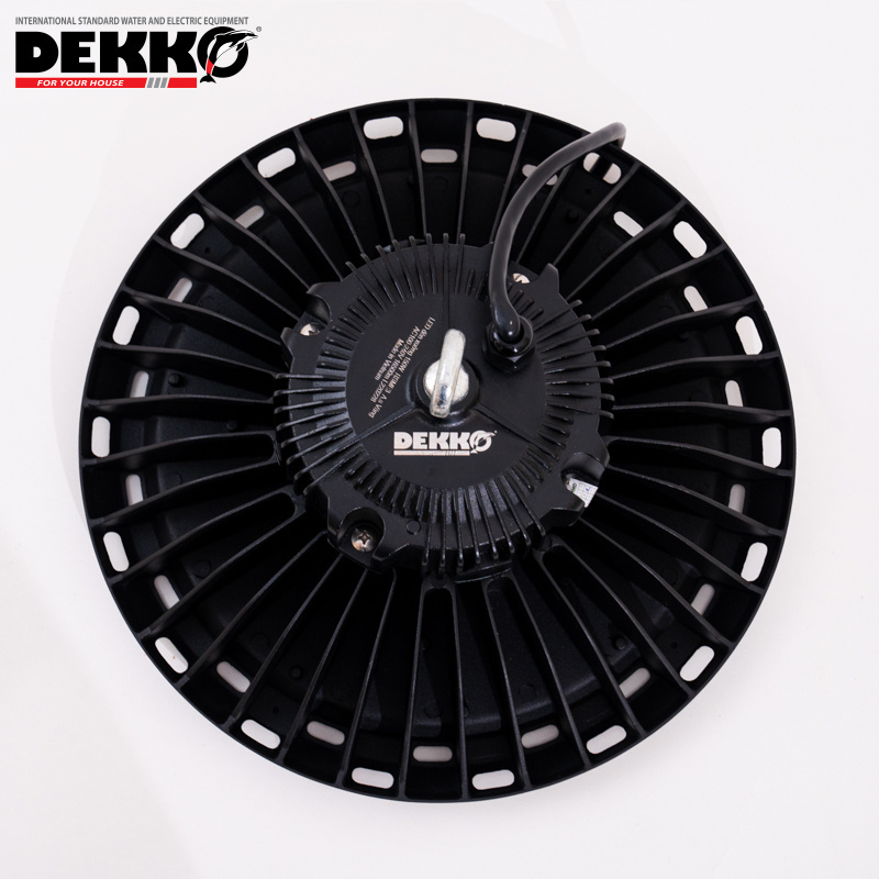 DEKKO Industrial highbay UFO led high bay light for ceiling workshop warehouse garage shop industry badm factory lighting