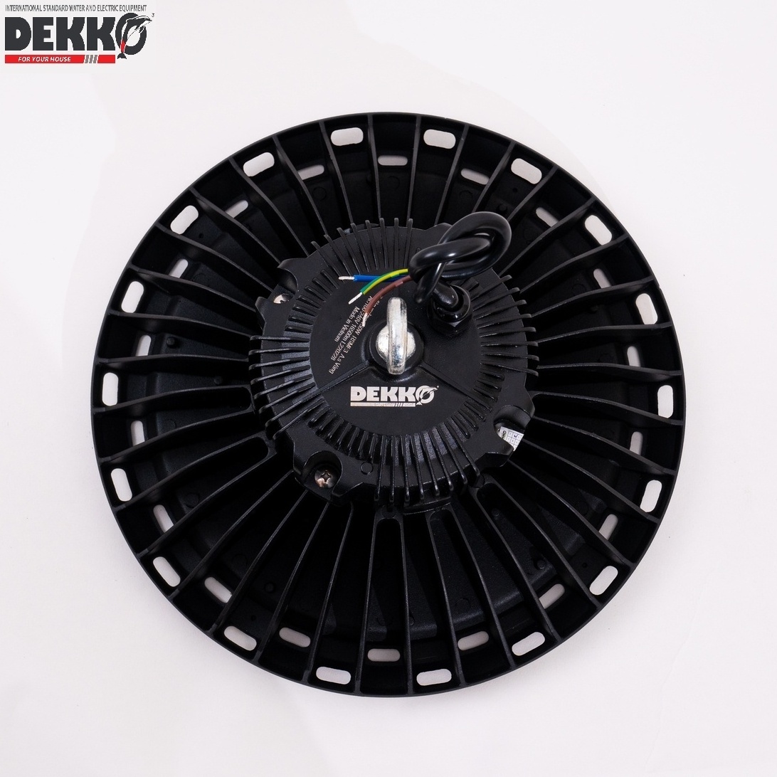 DEKKO Industrial highbay UFO led high bay light for ceiling workshop warehouse garage shop industry badm factory lighting