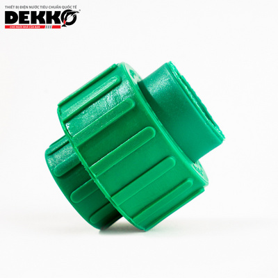 DEKKO PPR Material Hot Sale Pure Plastic PPR Pipe Fittings Green Color PPR Fitting PN25 Union