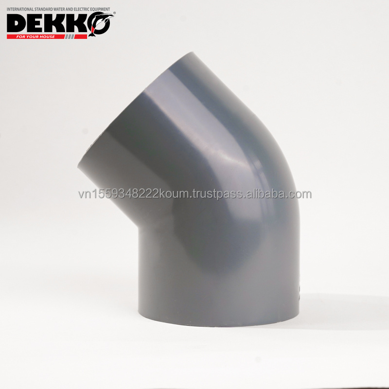 DEKKO 45 degree Elbow is easy to transport with high mechanical strength and resistance to harsh conditions, providing a sample