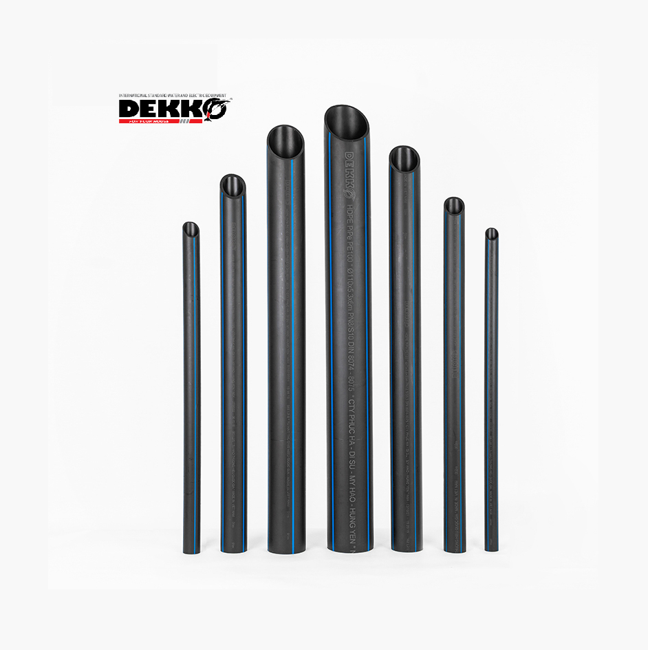 Wholesale High Quality Water And Drainge High quality Black Plastic Pipe HDPE Pipe PN25 Pressure For Water