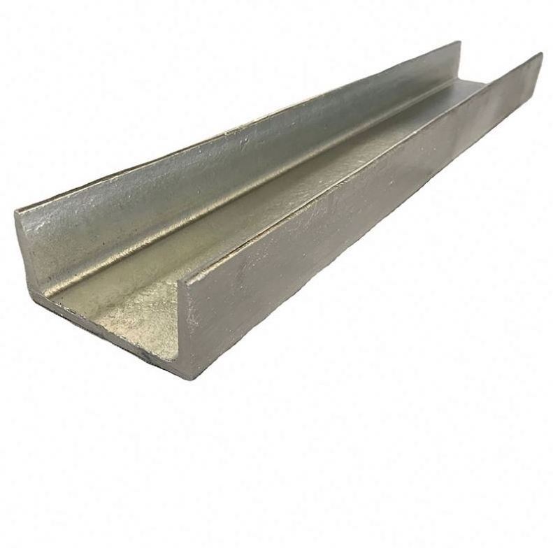 High quality hot rolled channel steel bar 100x50x5.0 mm c channel u channel steel