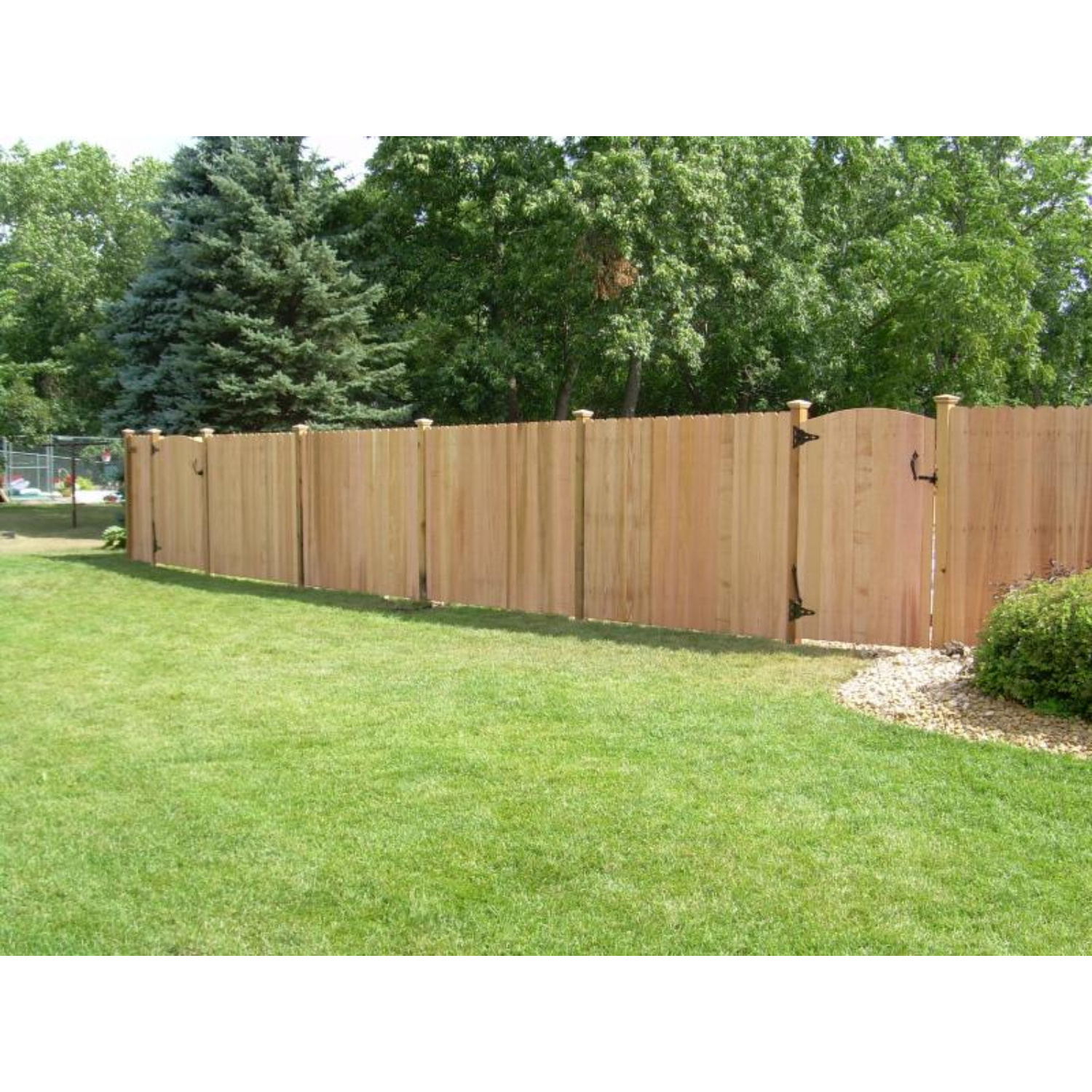 Hot Sale Top Quality Low Price Wooden Privacy Fence Waterproof and fireproof WPC composite fence panel