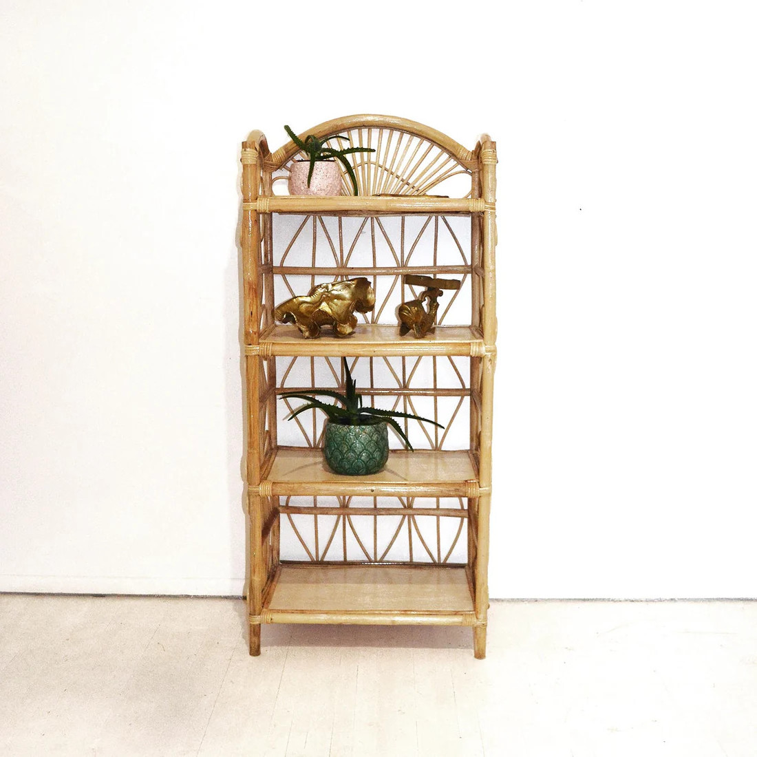 Floor Standing Bookcase Home Decor Rattan Book Shelf Cheap Price Tall Bookshelf Wholesale Shelves From Vietnam