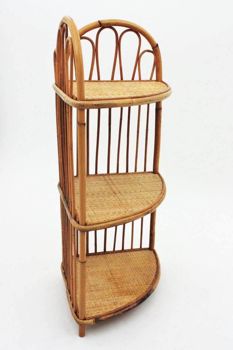 Floor Standing Bookcase Home Decor Rattan Book Shelf Cheap Price Tall Bookshelf Wholesale Shelves From Vietnam