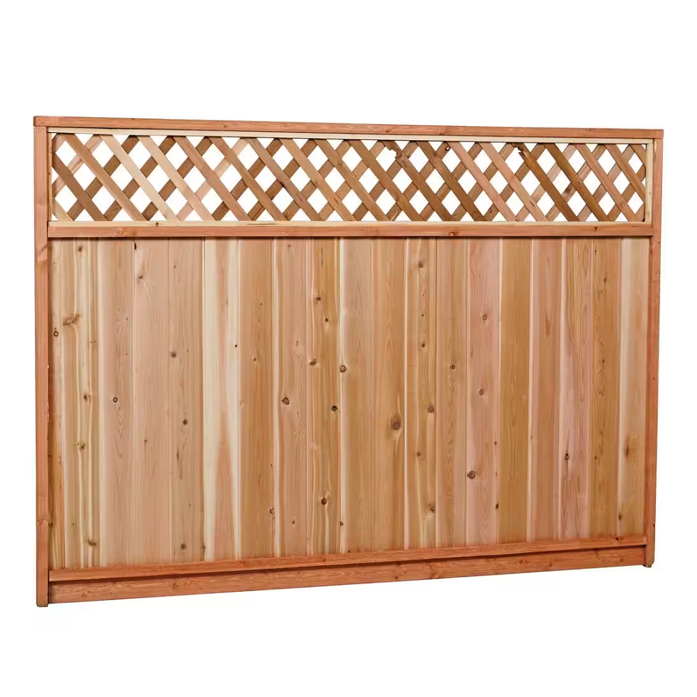 Wholesale Cheap Price Quality Wooden Fence For Garden Privacy Fence Panels for Outside Wind Resistant Wood Fencing Panels