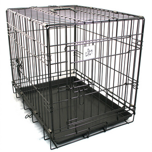 Wholesale Folding Metal Dog cages Multi Color Two Door Outdoor Lager Dog House Big Pet Cages Dog Crate