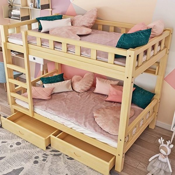 Cheap Adult Loft Bed For Students Queen Wooden School Wood Loft Bunk Bed Education Furniture