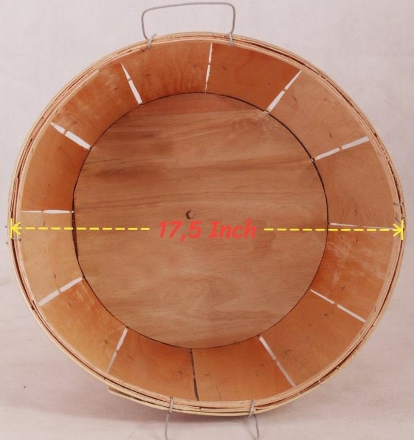 Hot Sale -  Wooden basket Wholesale  best price wooden crab storage for USA/ EU market -  wood bushel crate Export worldwide