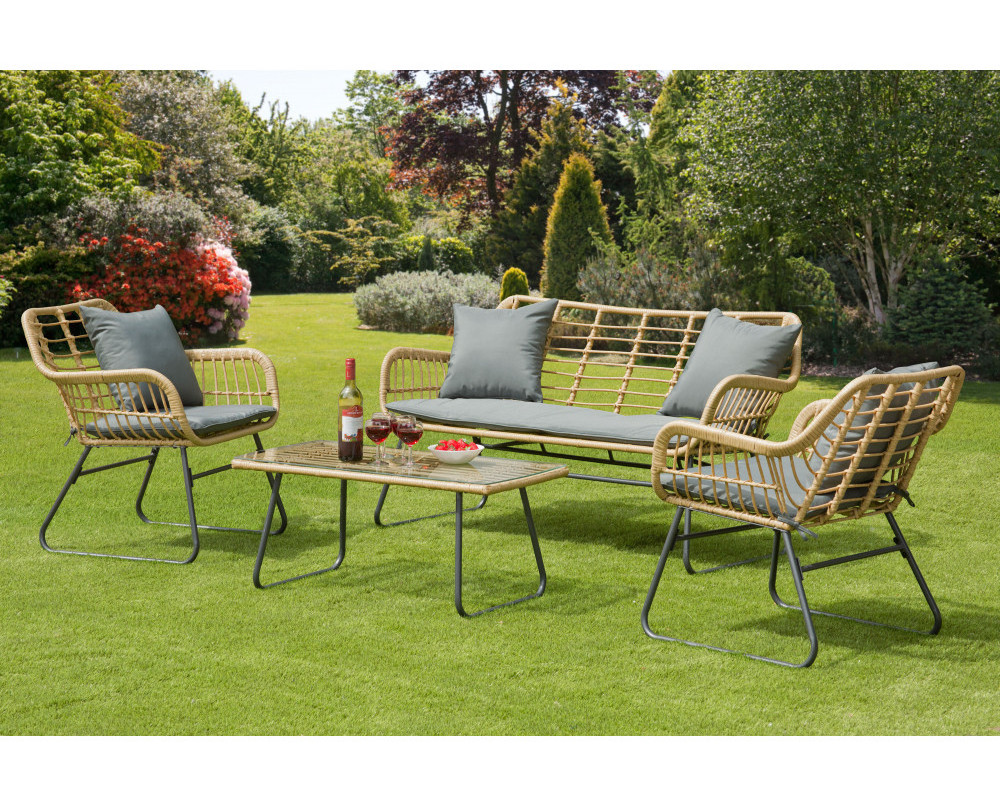 Best Sale - Rattan Sofa Set for Garden Terrace Patio Furniture - Modern Outdoor  Waterproof furniture sets