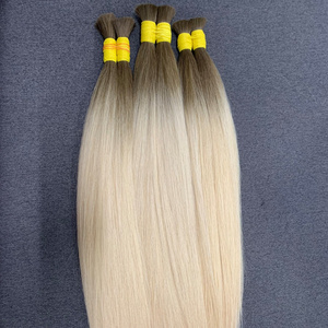 TOP Quality Wholesale Vietnamese  Hair Extensions Virgin 100% Human Hair Bulk Extensions