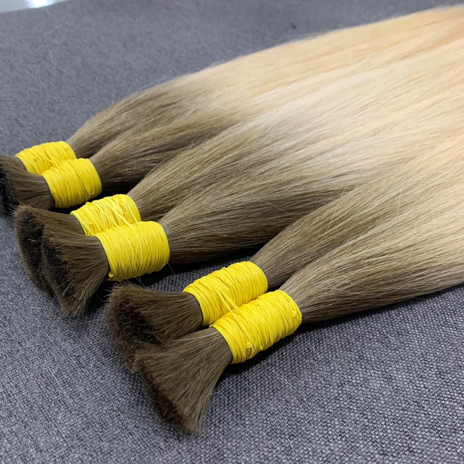 TOP Quality Wholesale Vietnamese  Hair Extensions Virgin 100% Human Hair Bulk Extensions