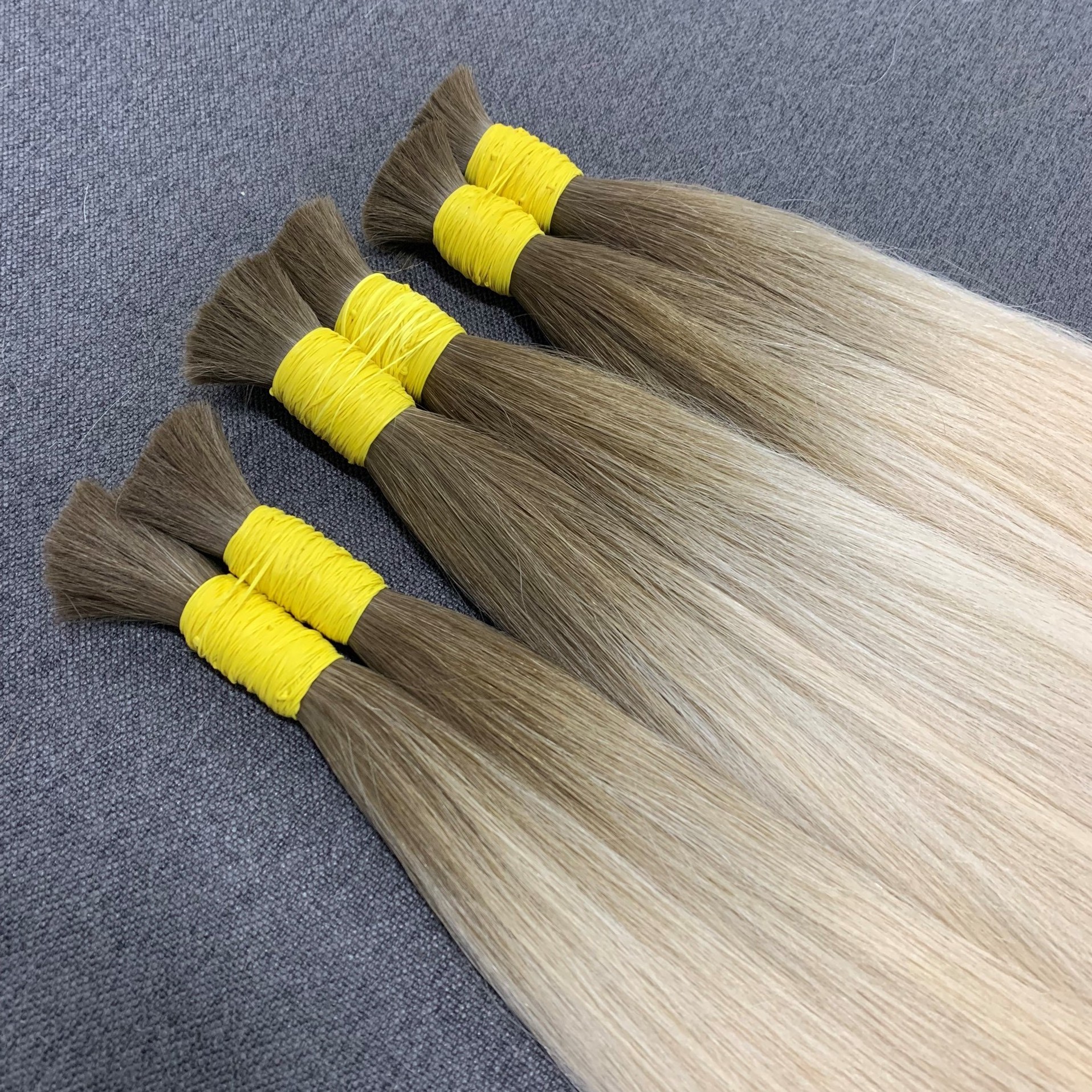 TOP Quality Wholesale Vietnamese  Hair Extensions Virgin 100% Human Hair Bulk Extensions